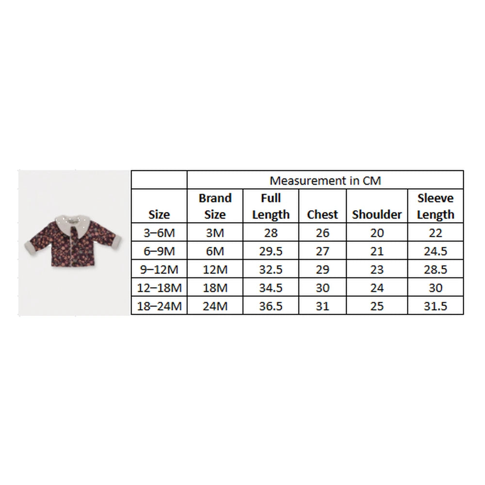Early Sunday Molly Baby Quilted Jacket - Garden Flowers Plum