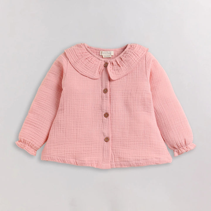Cot &amp; Candy Baby Organic Girls Cordset - Blush Pink