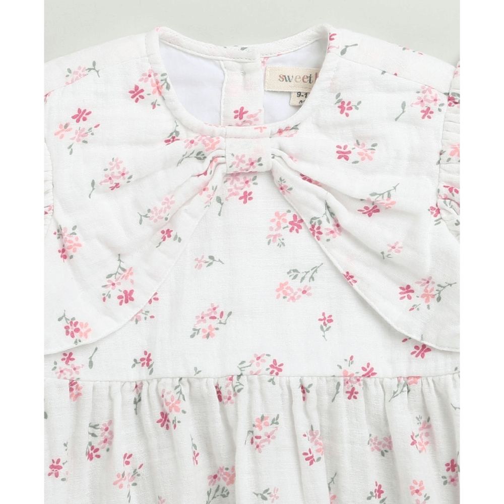 Sweetlime By AS Pink Floral Print Organic Cotton Co-ord Set