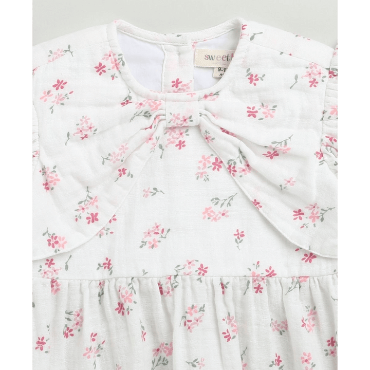 Sweetlime By AS Pink Floral Print Organic Cotton Co-ord Set