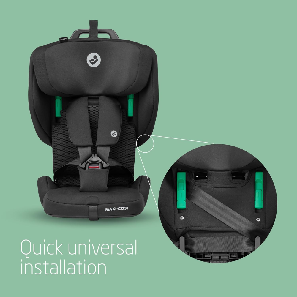 Maxi-Cosi Nomad Plus Travel Friendly Car Seat - Authentic Black