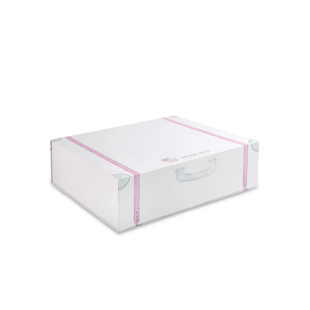 The Baby Trunk Organic Cotton Jogger Set Gift Box for Girls (Pack of 2)