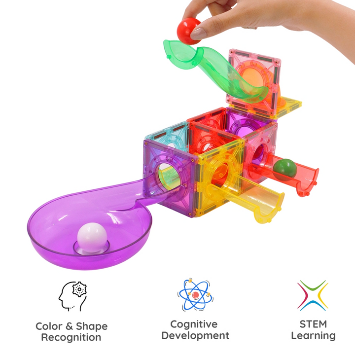 Scoobies Run Magnetic Tiles - 25 Piece Construction Set