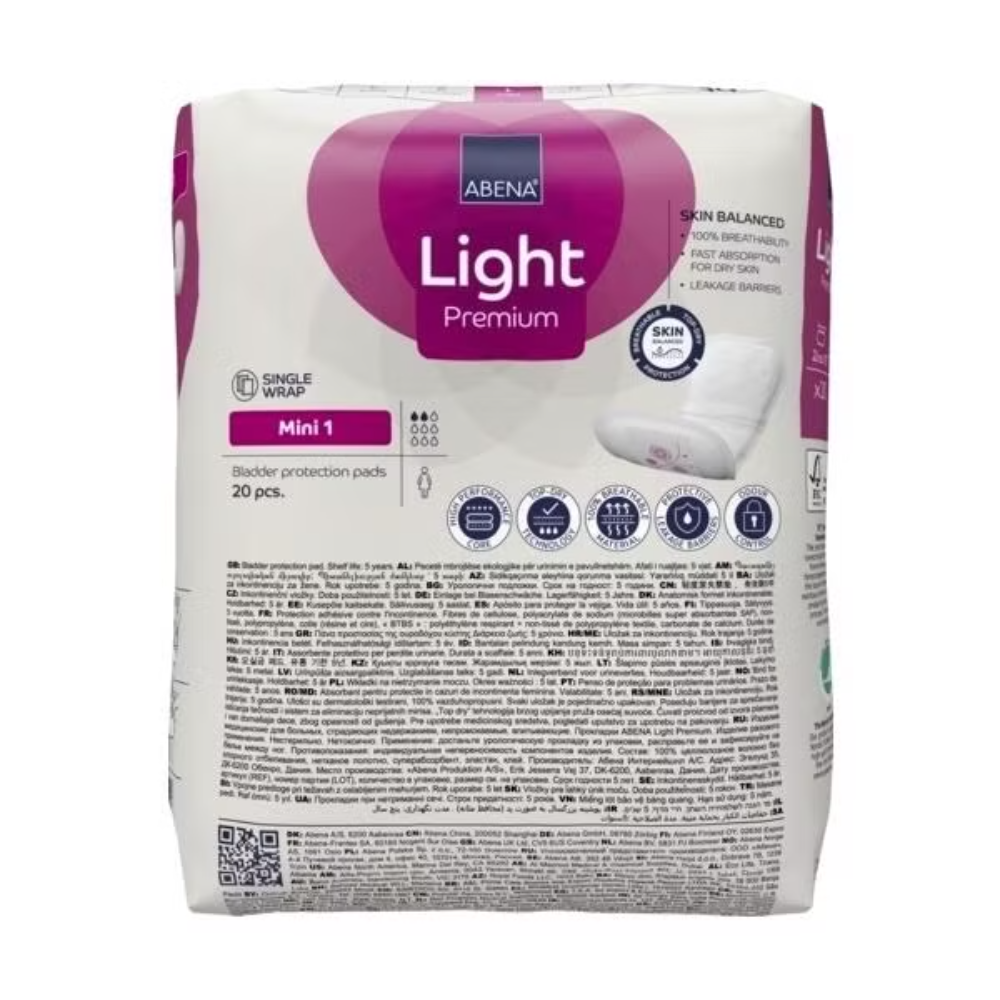 Abena Light Mini 1 - 180 ml absorbency