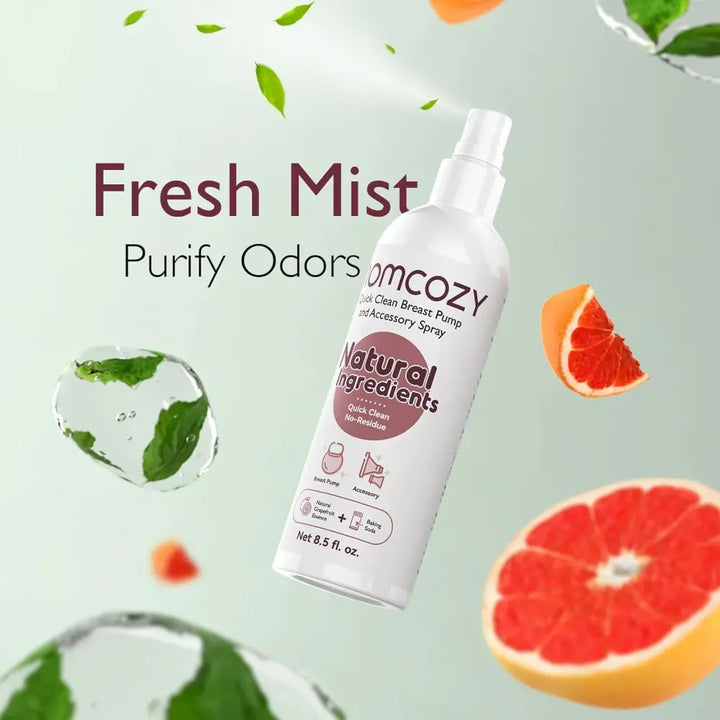Momcozy Portable Breast Pump Cleaner Spray - 200 Count