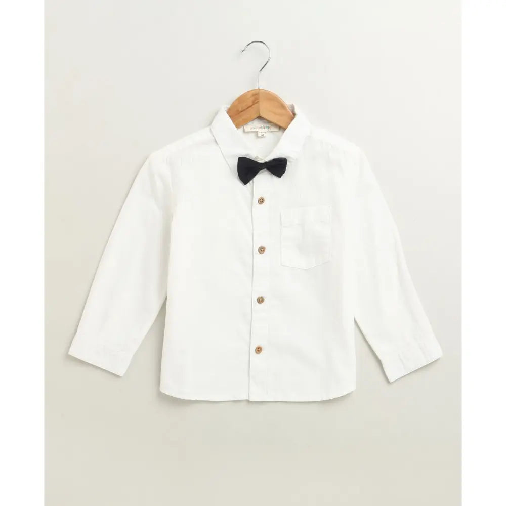 Sweetlime By As Little Gentleman Formal Co-ord Set - White &amp; Dark Navy