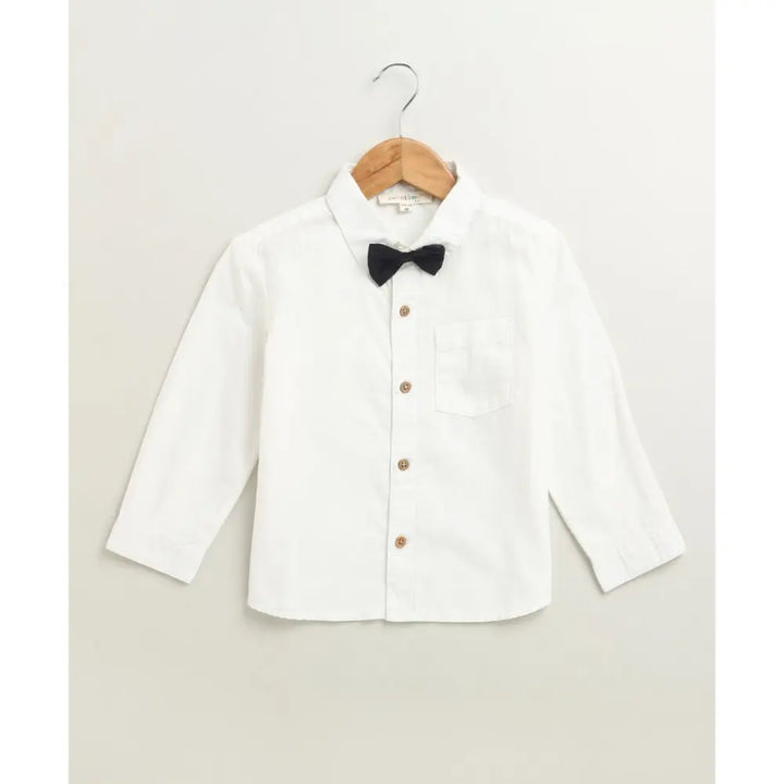 Sweetlime By As Little Gentleman Formal Co-ord Set - White &amp; Dark Navy