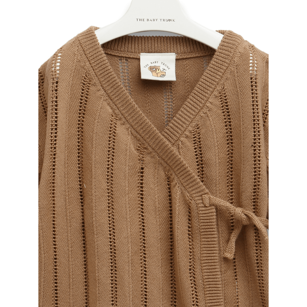 The Baby Trunk Angrakha Set - Brown