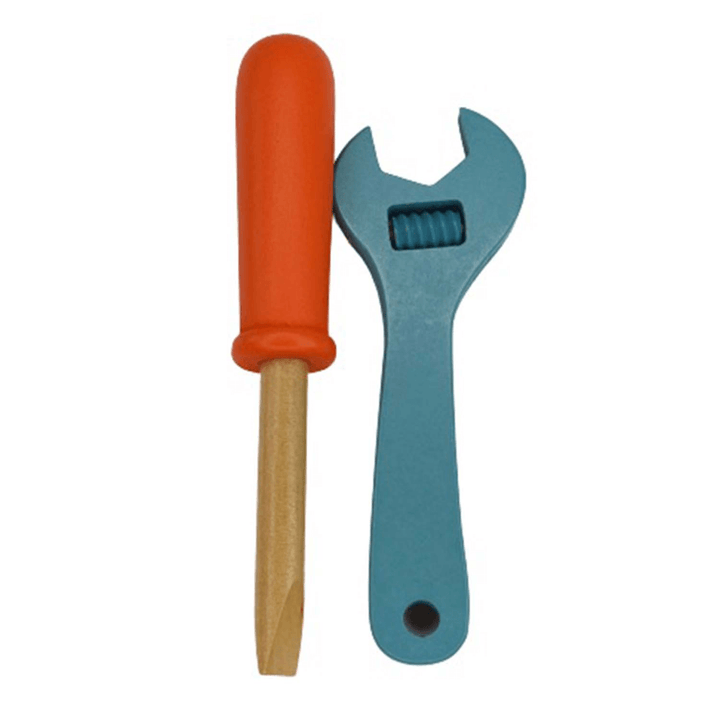Playbox Pretend Play Toy Wooden Tool Kit - 31 pcs