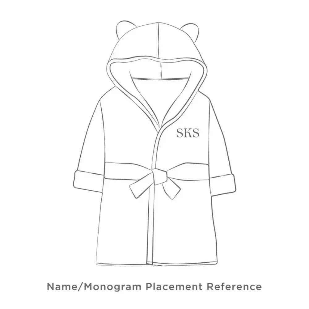 Masilo Hooded Baby Robe Unicorn - 0-1Y