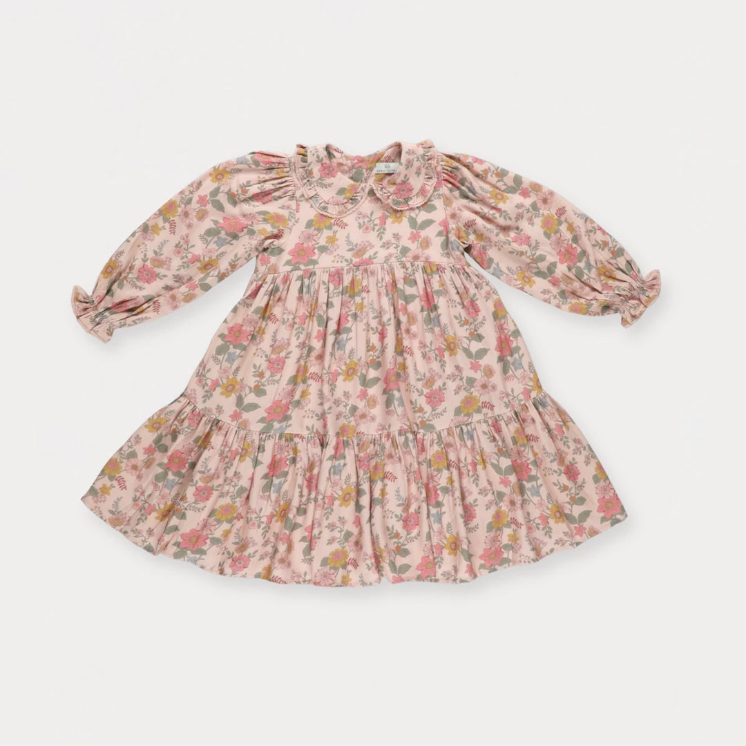 Early Sunday Marguerite Dress For Girls - Bloom