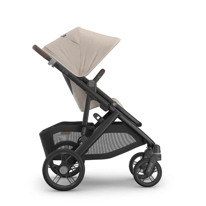 UPPAbaby Vista V3 Modular Baby Stroller, Travel System Compatible, Reversible Toddler Seat, All-Terrain Suspension, One-Hand Recline, Birth to 22 kg - Sandstone Melange
