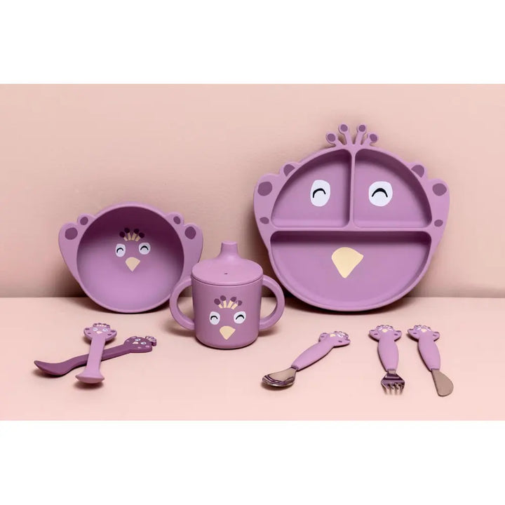 Trixie Silicone Bowl With Suction - Mrs. Peacock