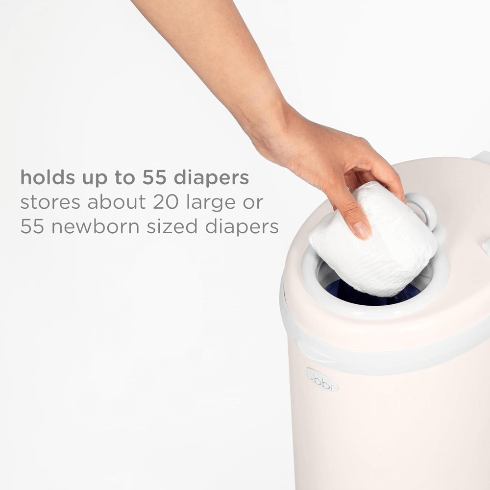 Ubbi Steel Odor Locking Diaper Pail - Ivory