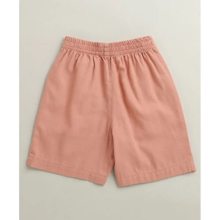 Sweetlime By AS Baby Boys Tropical Bloom Cotton Co-ord Set - Orange &amp; Peach