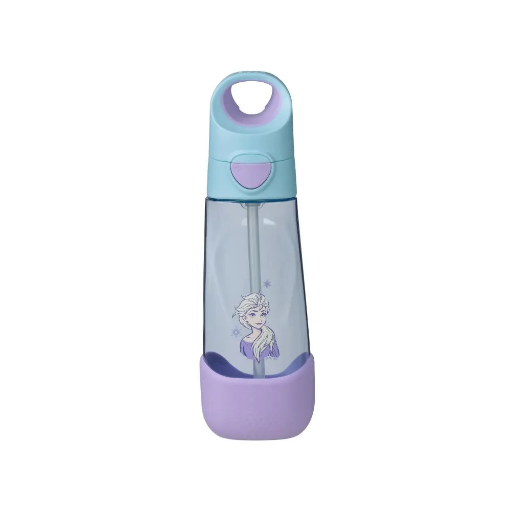 B.Box Disney Frozen Tritan Straw Water Bottle for Kids – 600ml, Durable &amp; Spill-Proof, BPA-Free, Easy Grip Design – Multicolour