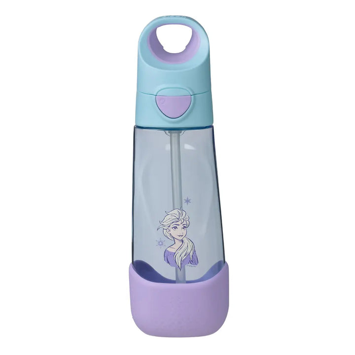 B.Box Disney Frozen Tritan Straw Water Bottle for Kids – 600ml, Durable &amp; Spill-Proof, BPA-Free, Easy Grip Design – Multicolour