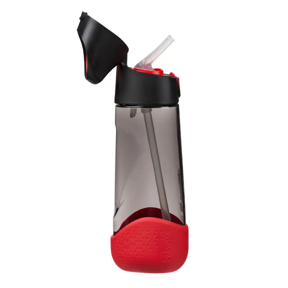 B.Box Avengers Tritan Straw Water Bottle for Kids – 600ml, Durable &amp; Spill-Proof, BPA-Free, Easy Grip Design – Multicolour