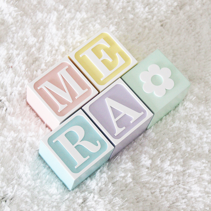 The Tiny Trove Name Block - Vintage