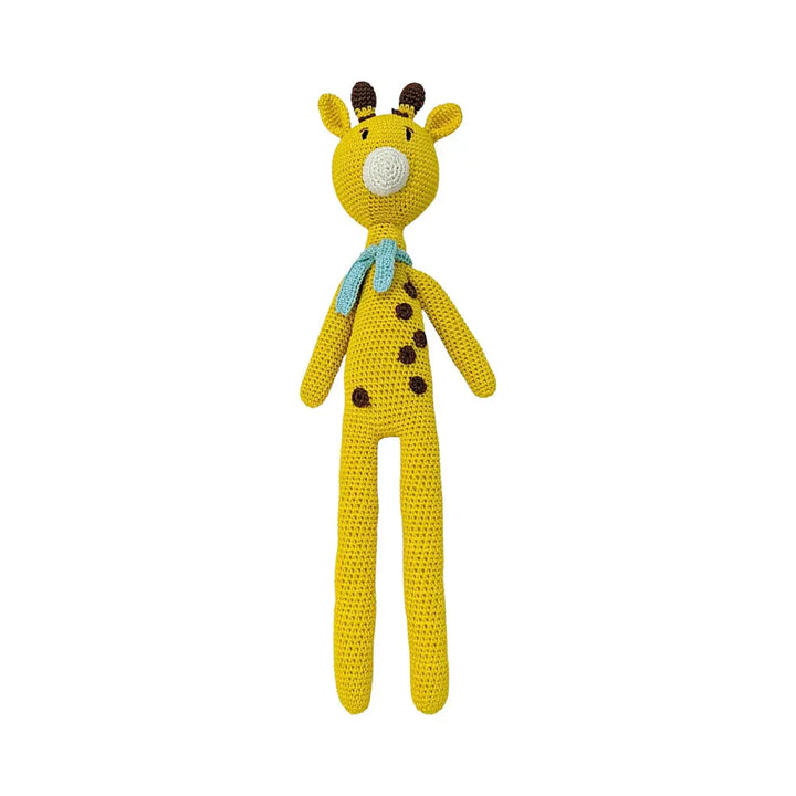 Happy Threads Harry the Giraffe – Handmade Crochet Toy for Cuddles &amp; Play
