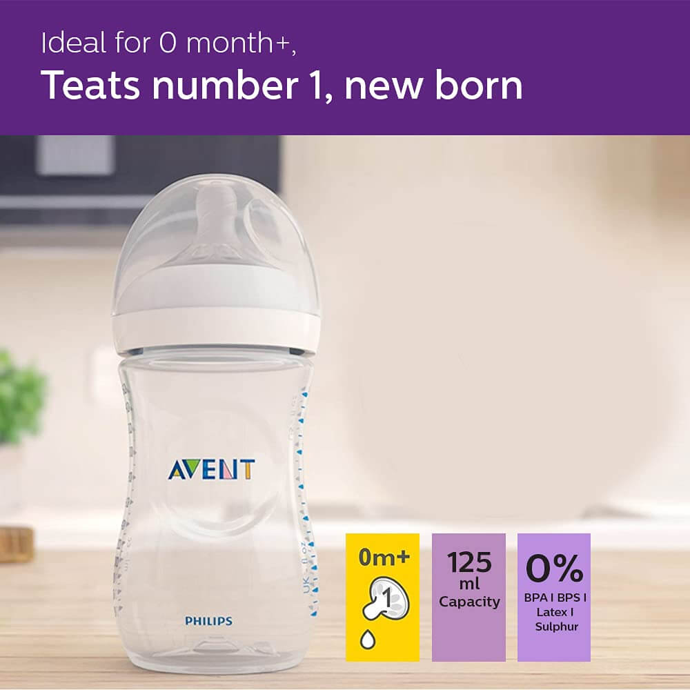 Philips Avent BPA Free Anti-Colic Baby Bottle - 125 ml