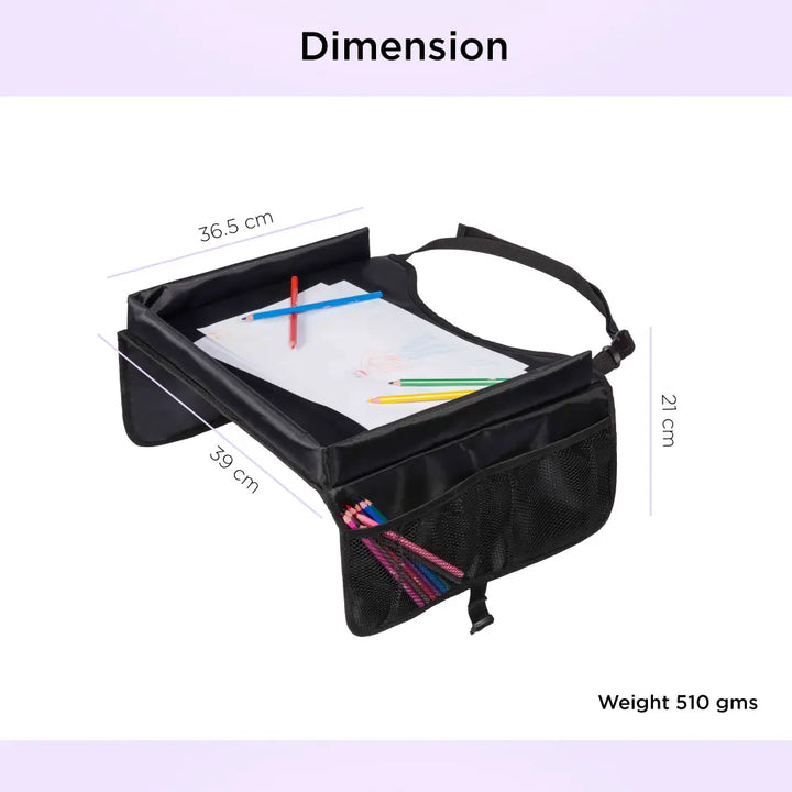 Dooky Travel Table – Portable Kids Activity Tray with Storage Compartments