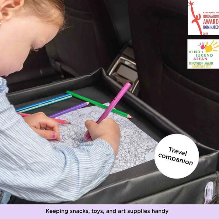 Dooky Travel Table – Portable Kids Activity Tray with Storage Compartments