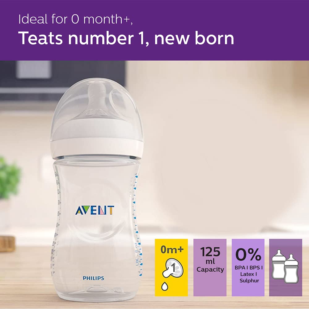 Philips Avent BPA Free Anti-Colic Baby Bottle - 125 ml