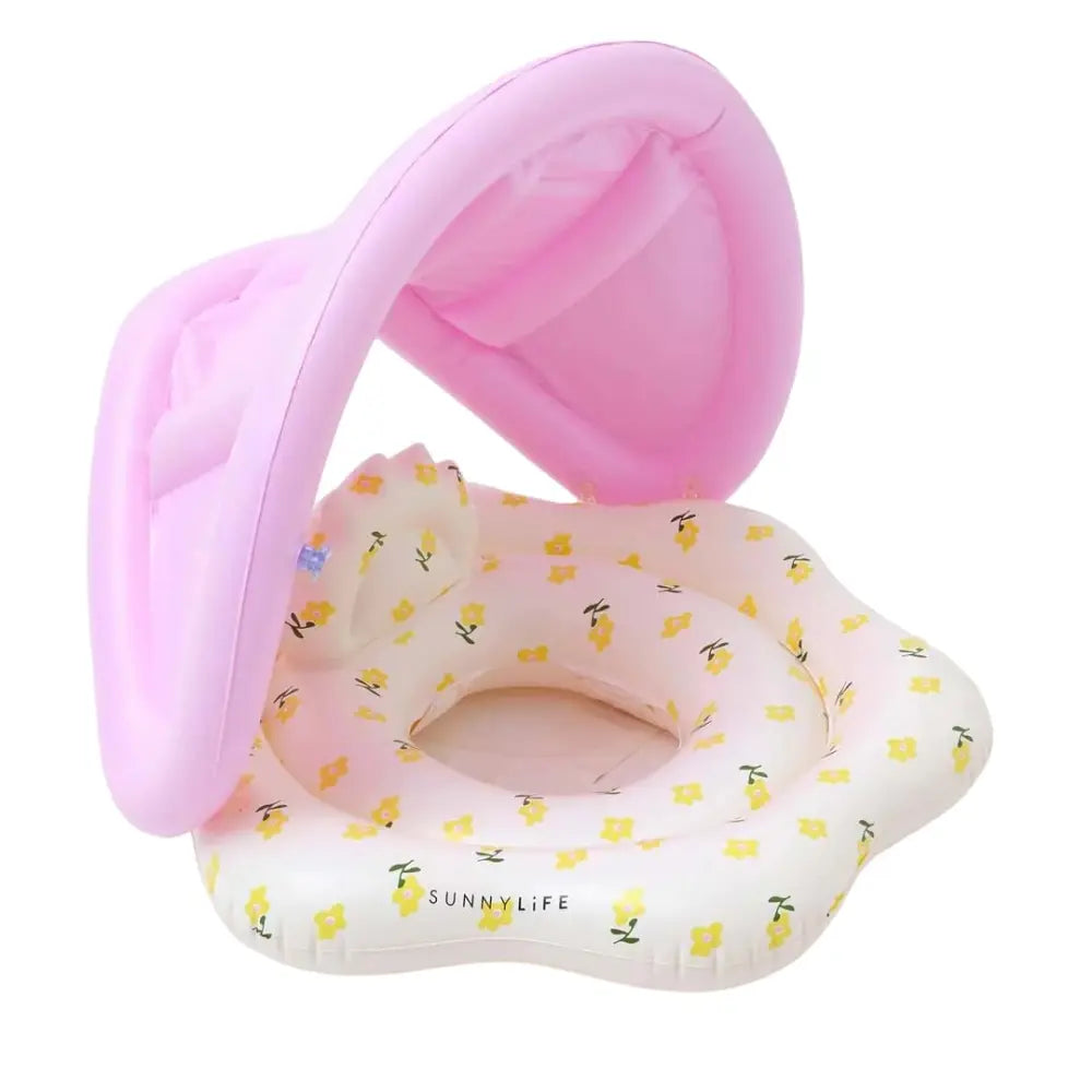 SUNNYLiFE Lilac Color Inflatable Baby Float With Canopy Mima The Fairy Lemon