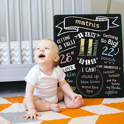 Baby's Monthly Chalkboard