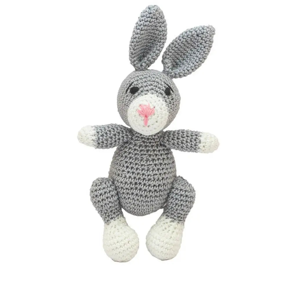 Happy Threads Soft and Snuggly Kind Bunny - Handmade Crocheted Toy
