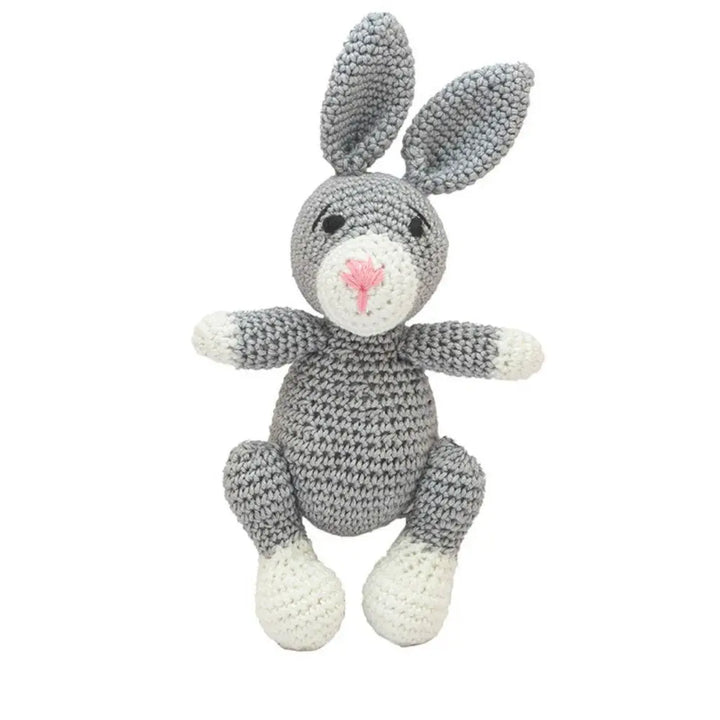 Happy Threads Soft and Snuggly Kind Bunny - Handmade Crocheted Toy