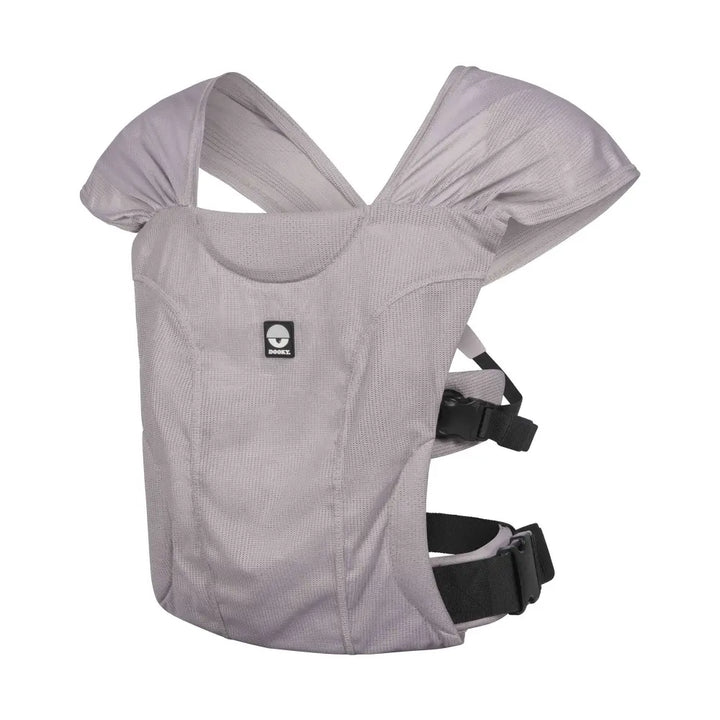Dooky Splash Baby Carrier Grey – Lightweight &amp; Breathable Newborn Sling Wrap, Ergonomic Infant &amp; Toddler Carrier with Wide Shoulder Straps, Adjustable Waist Belt, Compact &amp; Quick-Dry Design