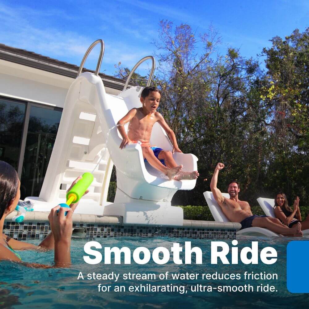 Step2 Vero Poolside Slide - White