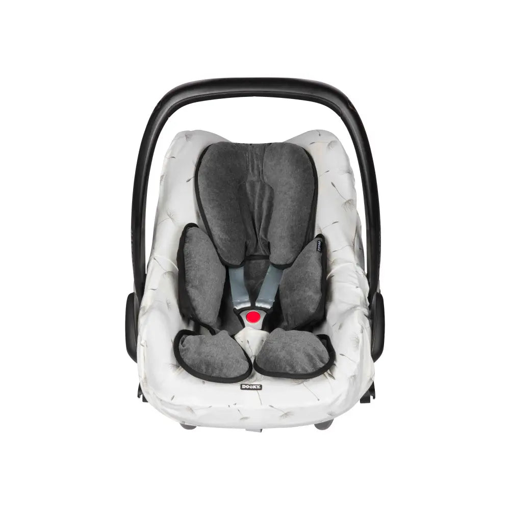 Dooky Baby Full Body Support Pillow for Car Seat &amp; Stroller – Grey