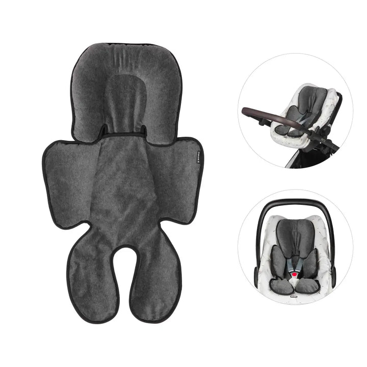 Dooky Baby Full Body Support Pillow for Car Seat &amp; Stroller – Grey
