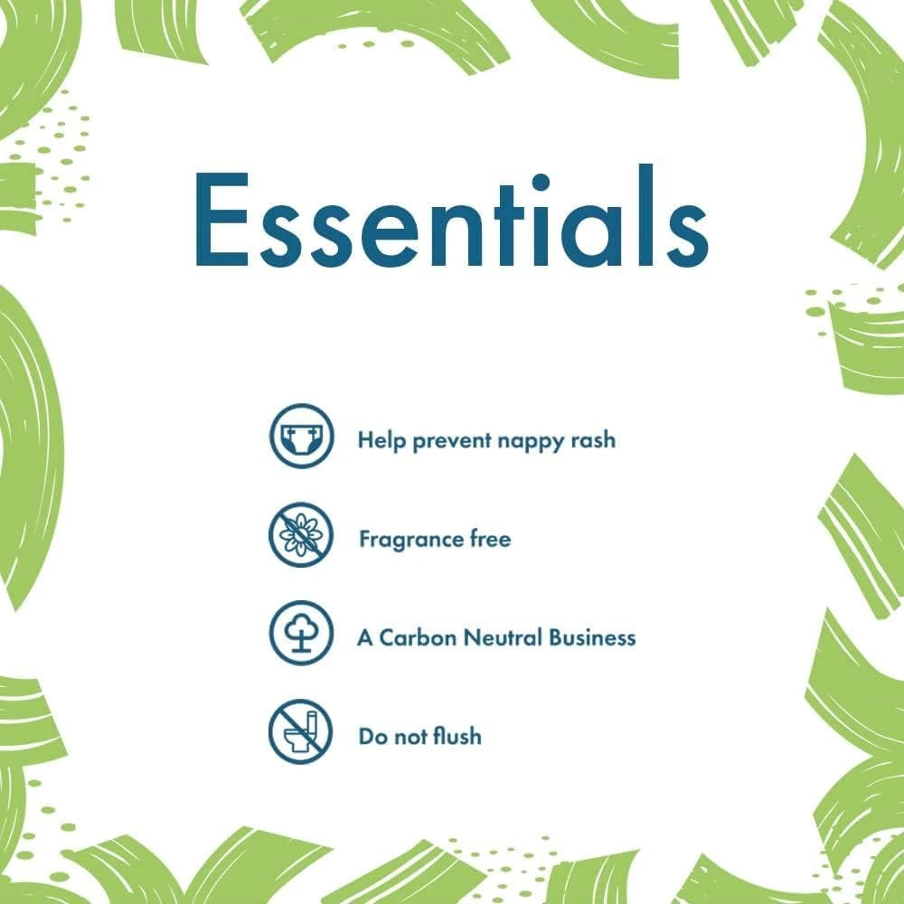 Aqua Wipes "ESSENTIALS" - 56 Wipes Per Pack