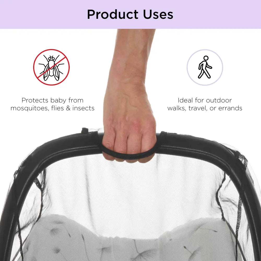 Dooky Baby Car Seat Mosquito Net 0+ | Breathable &amp; Lightweight -  Universal