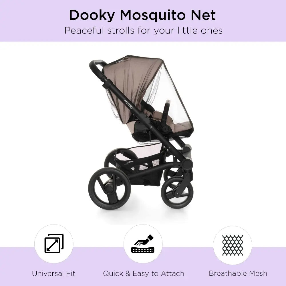 Dooky Baby Stroller Mosquito Net – Breathable &amp; Lightweight - Universal