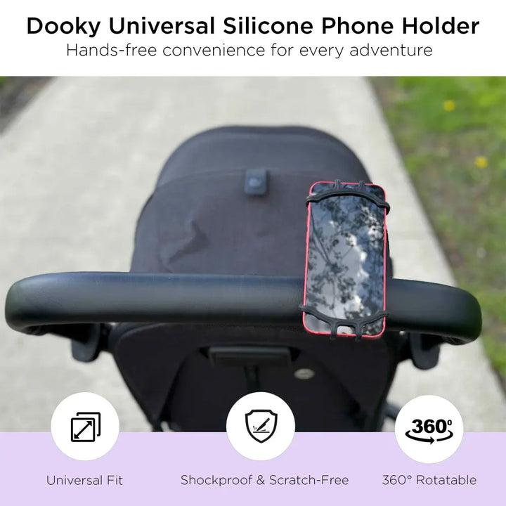 Dooky Universal Phone Holder Black