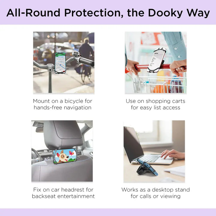 Dooky Universal Phone Holder Black