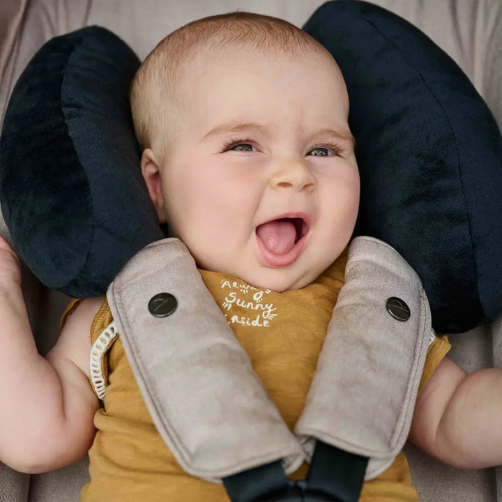 Dooky Buggy Pillow – Soft &amp; Breathable Baby Stroller Head &amp; Neck Support Cushion, Universal Pram &amp; Car Seat Headrest for Newborn &amp; Infant, Machine Washable Travel Support Pillow