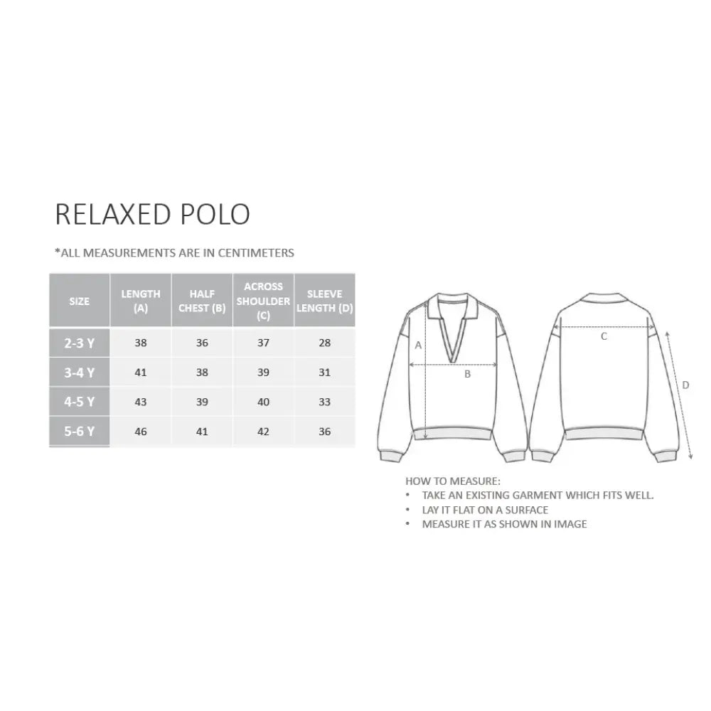 Krawl Kids Contrast Polo - Black &amp; White