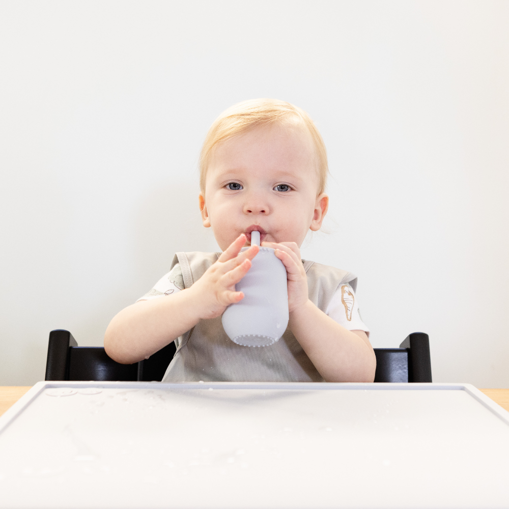 ezpz Mini Cup + Straw Training System for Toddlers