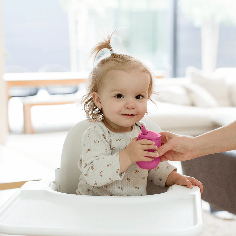 ezpz Mini Cup + Straw Training System for Toddlers