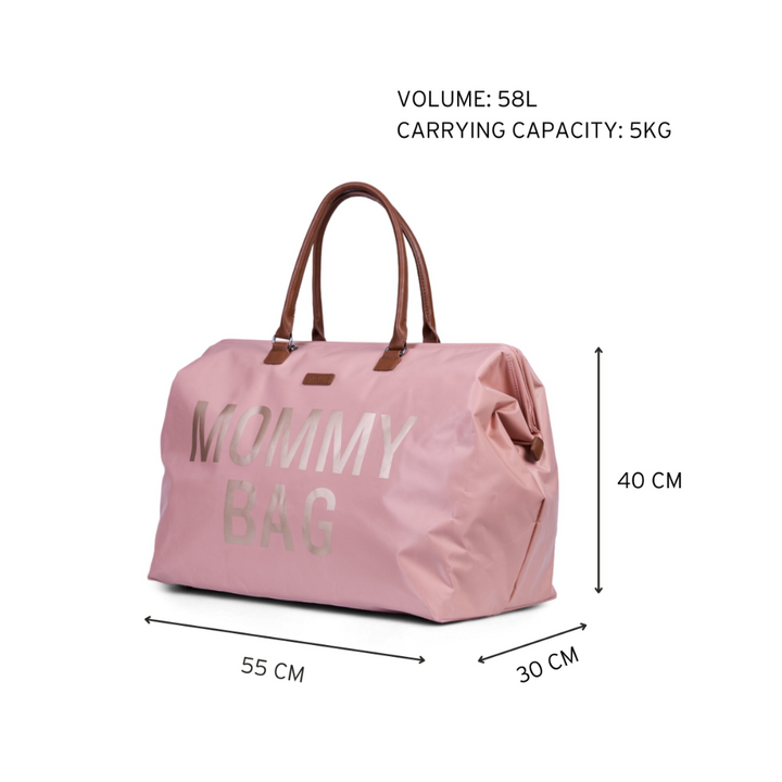 Childhome Mommy Bag Nursery Bag - Pink/Copper