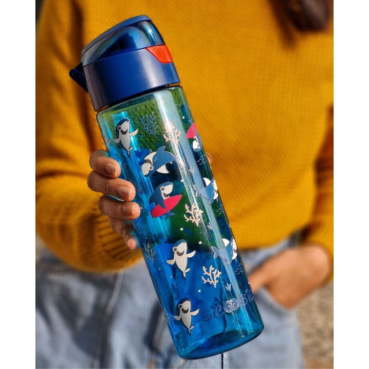 Scoobies Tritan Bottle - Shark Design