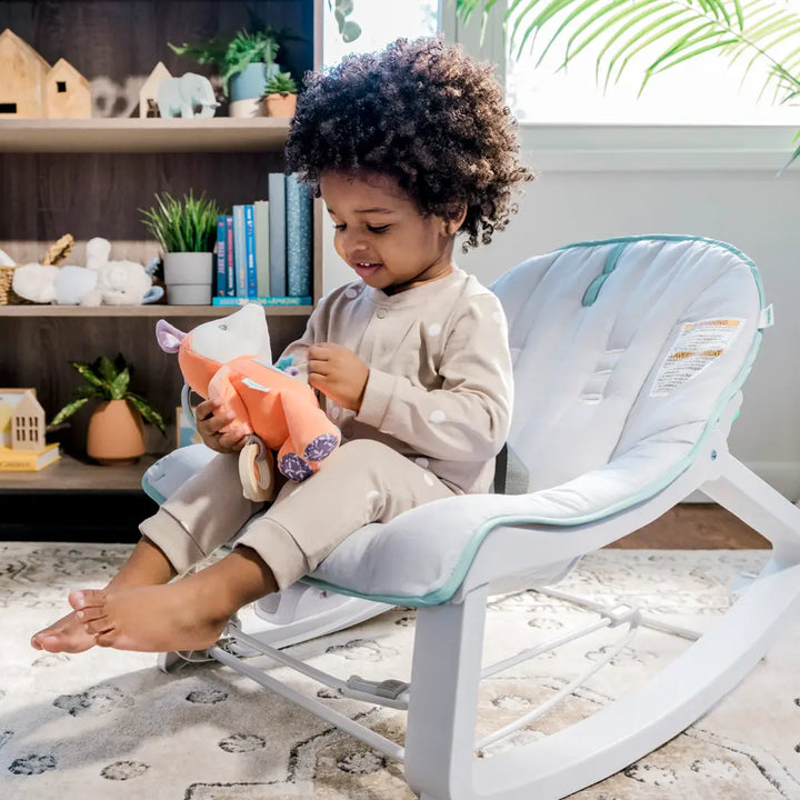 Ingenuity Keep Cozy 3-in-1 Grow with Me Baby Bouncer, Rocker &amp; Toddler Seat with Vibrations, Weaver, 0 - 30 months