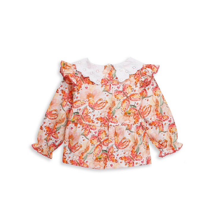 The Baby Trunk Broderie Co-ord Set - Butterfly