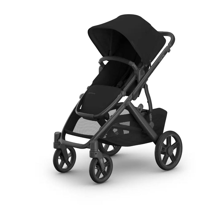 UPPAbaby Vista V3 Modular Baby Stroller, Travel System Compatible, Reversible Toddler Seat, All-Terrain Suspension, One-Hand Recline, Birth to 22 kg - Black